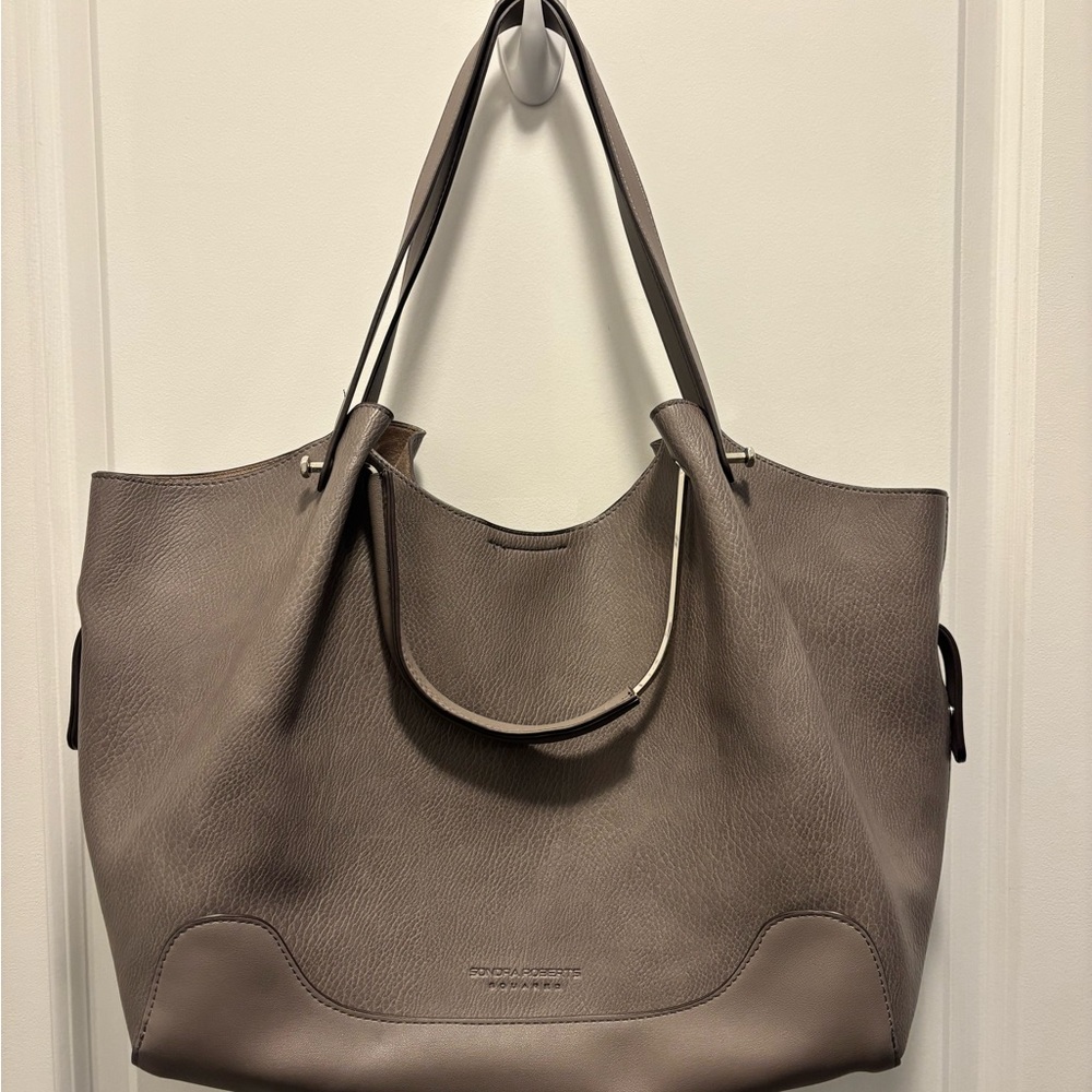 Sondra Roberts Taupe Tote Bag
